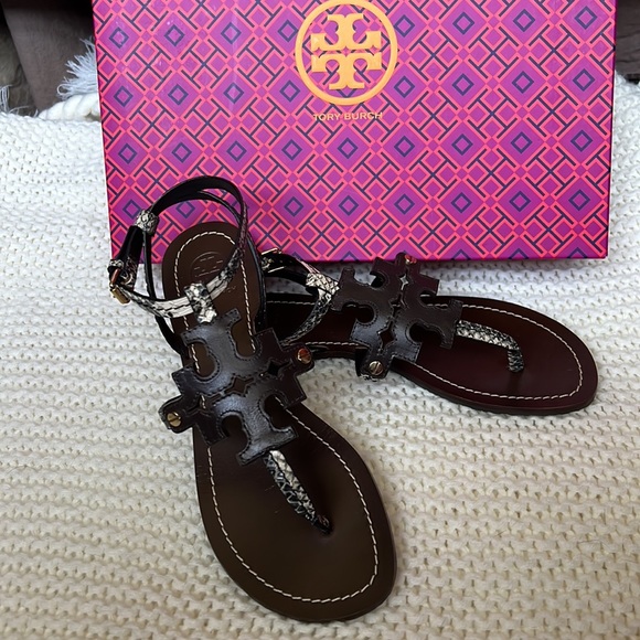 Tory Burch Chandler flat sandal 7 - Picture 1 of 8